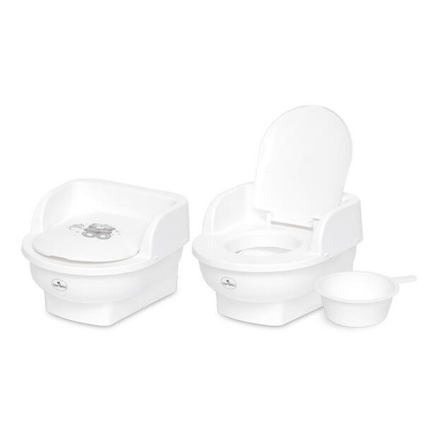 Potty Pot Trone Blanc Ours - LORELLI