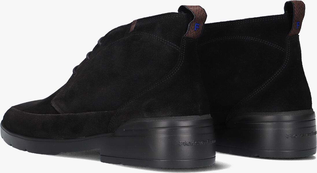 zwarte floris van bommel nette schoenen sfm-50140 de venker