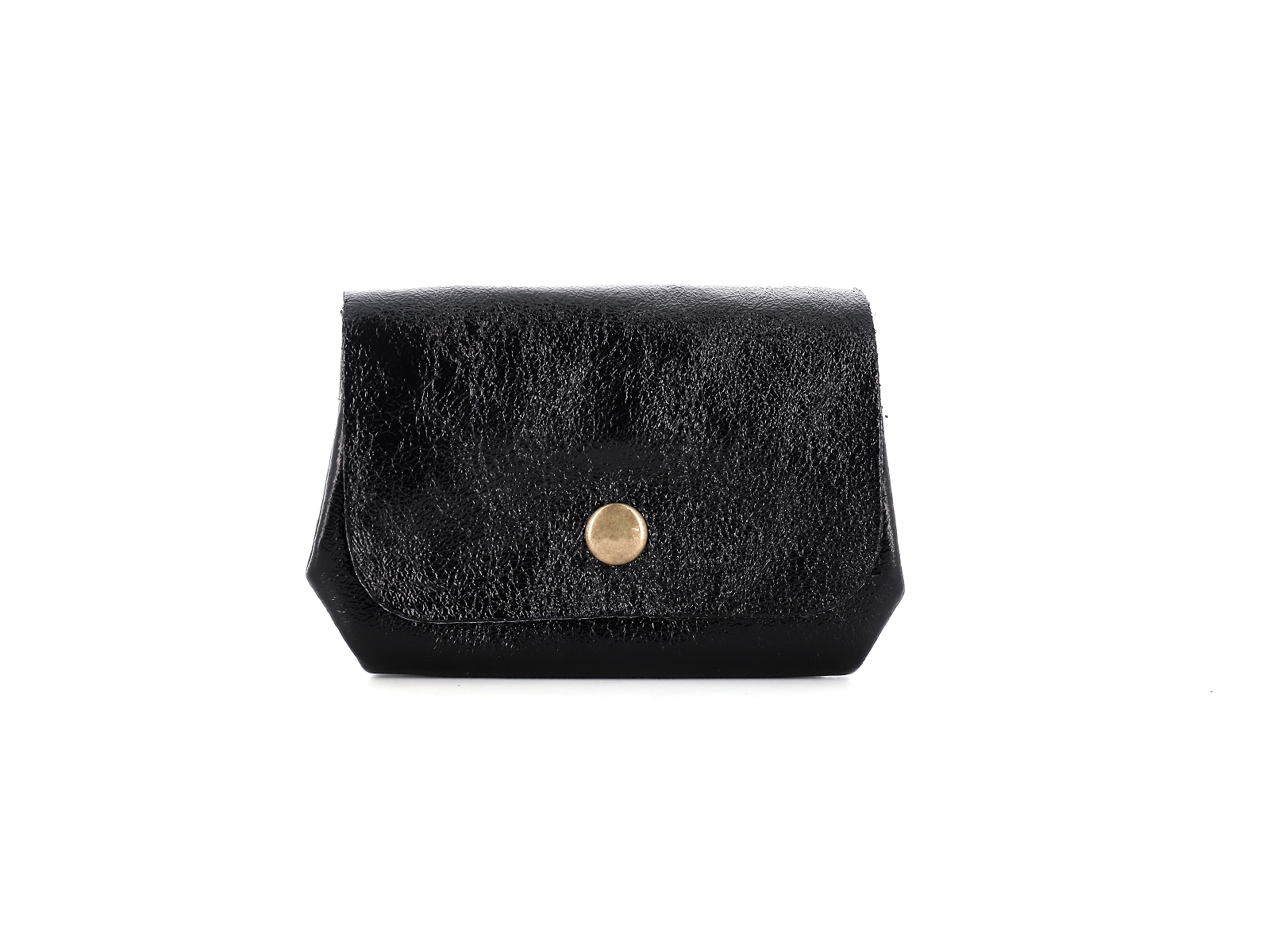 L brand-104 PORTE MONNAIE CUIR Cuir Noir