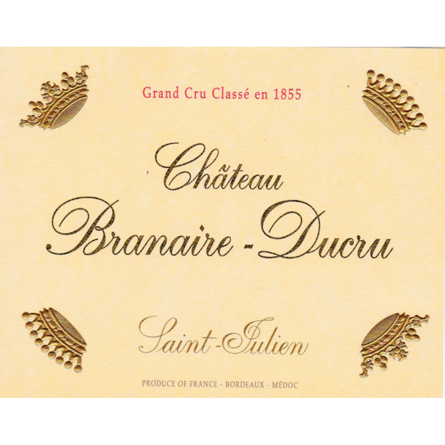 Château Branaire-Ducru Saint-Julien AC 4ème Cru Classé 6x 75cl -6x 75cl