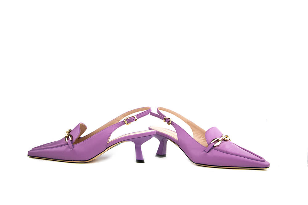 Eva Luna Slingback Bounganville Nappa