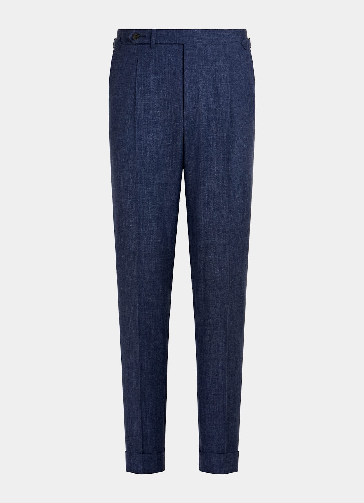 Costume Havana coupe Tailored bleu moyen