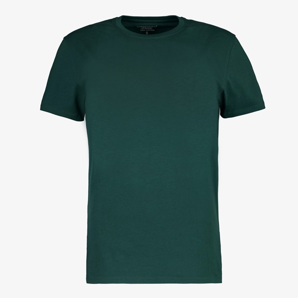 Unsigned heren T-shirt donkergroen ronde hals