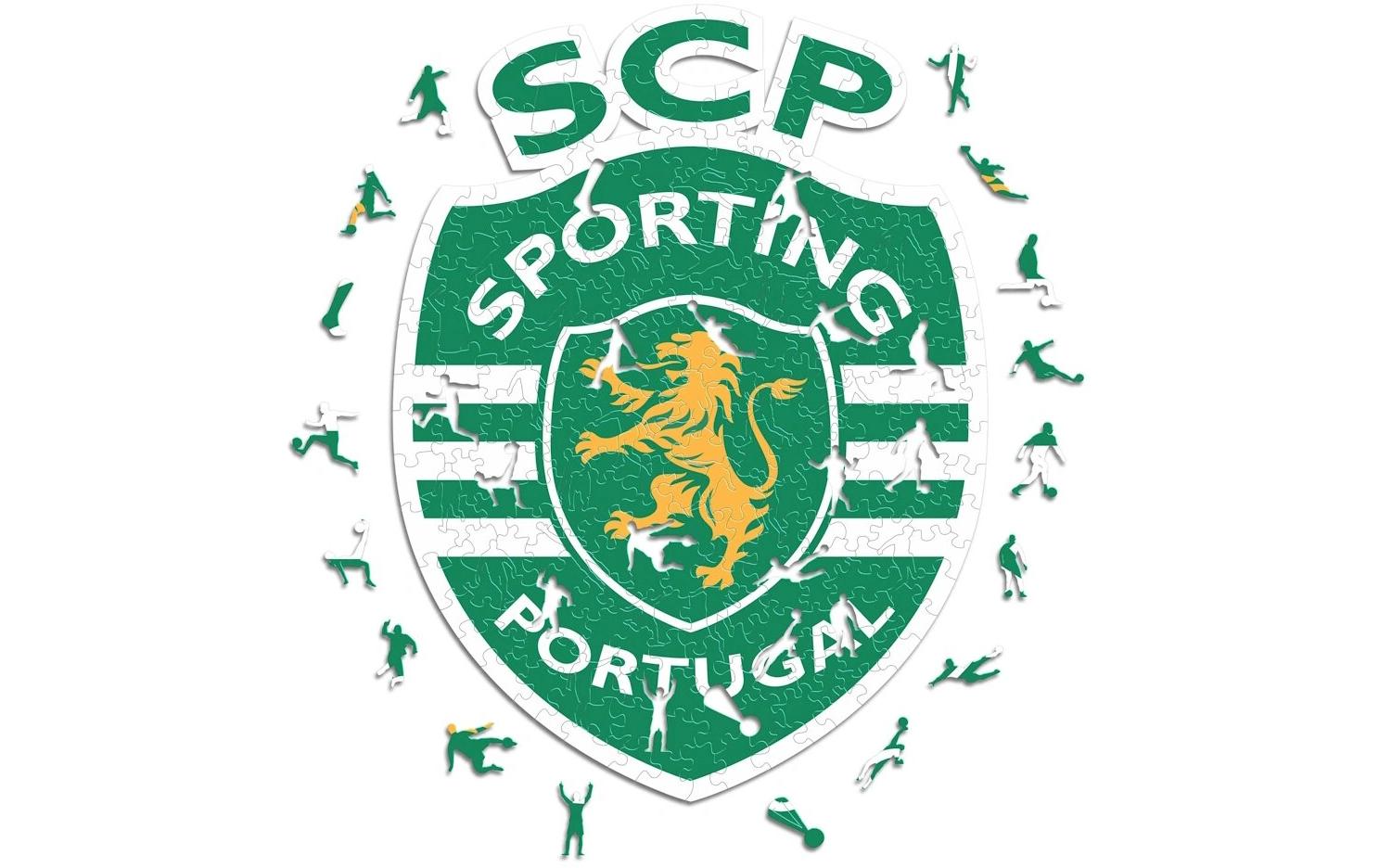 Sporting CP – LogoOffizielles Holzpuzzle, Grösse M