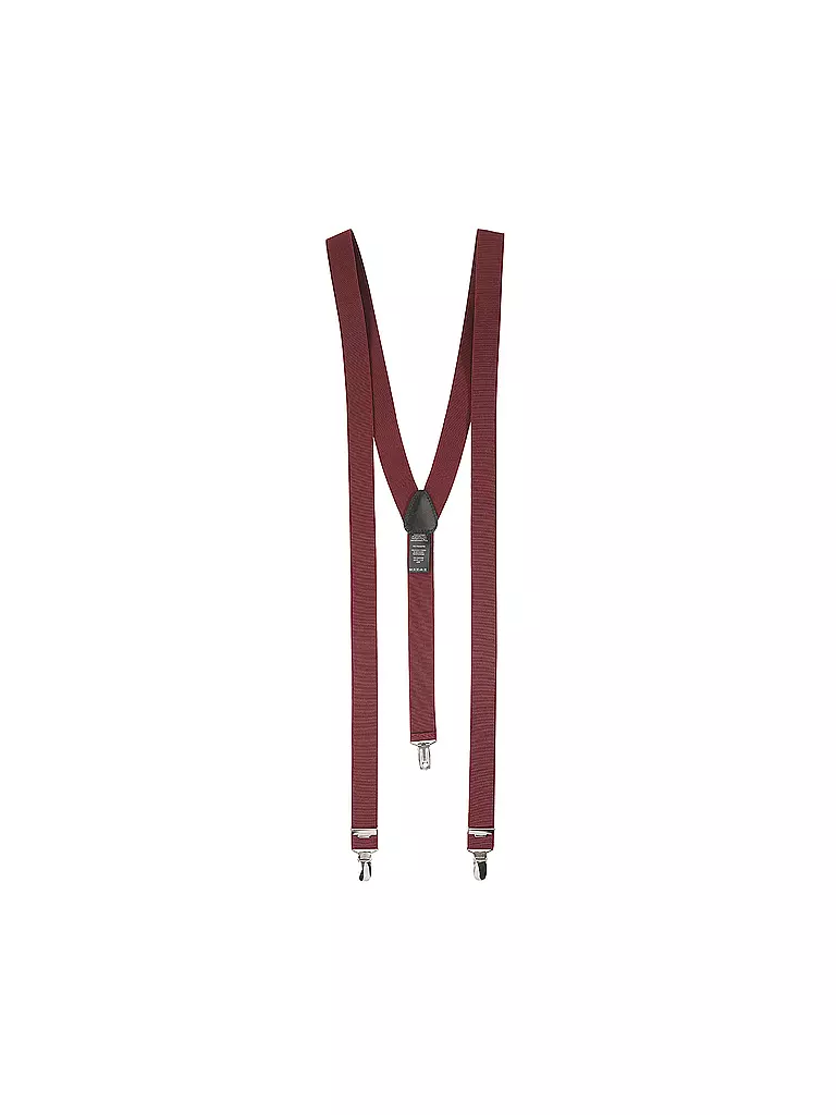PROFUOMO Hosenträger rot