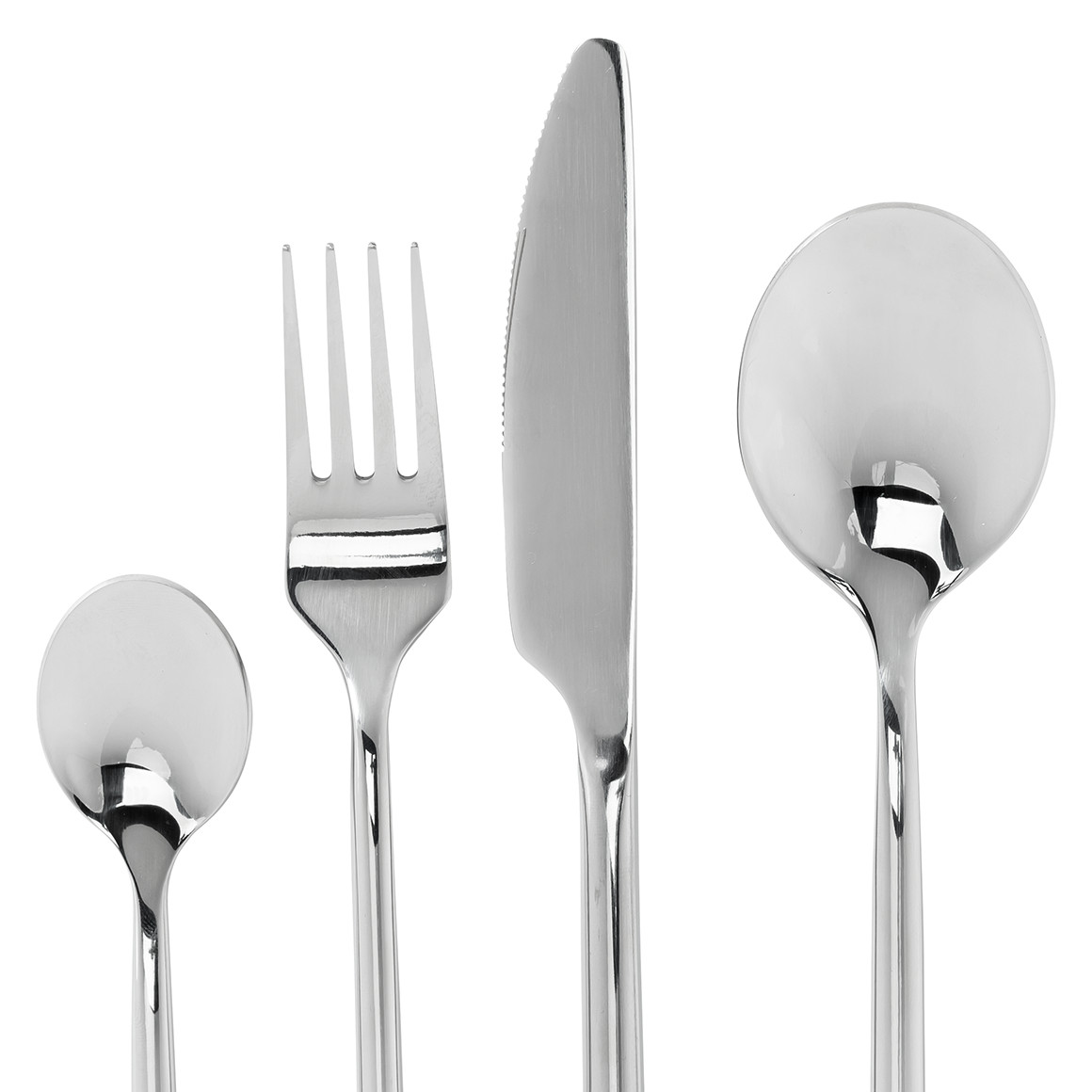 My Home Besteckset für 4 Personen silber