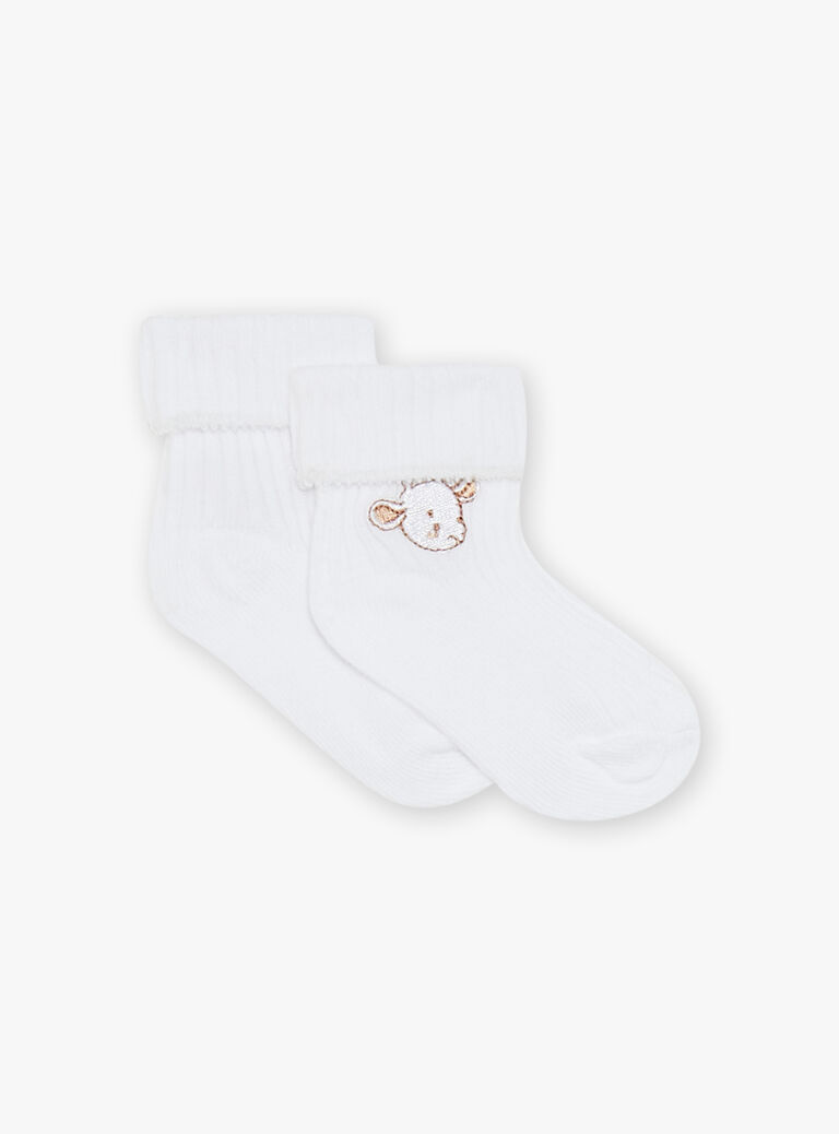 Body et chausettes écrus Girafe