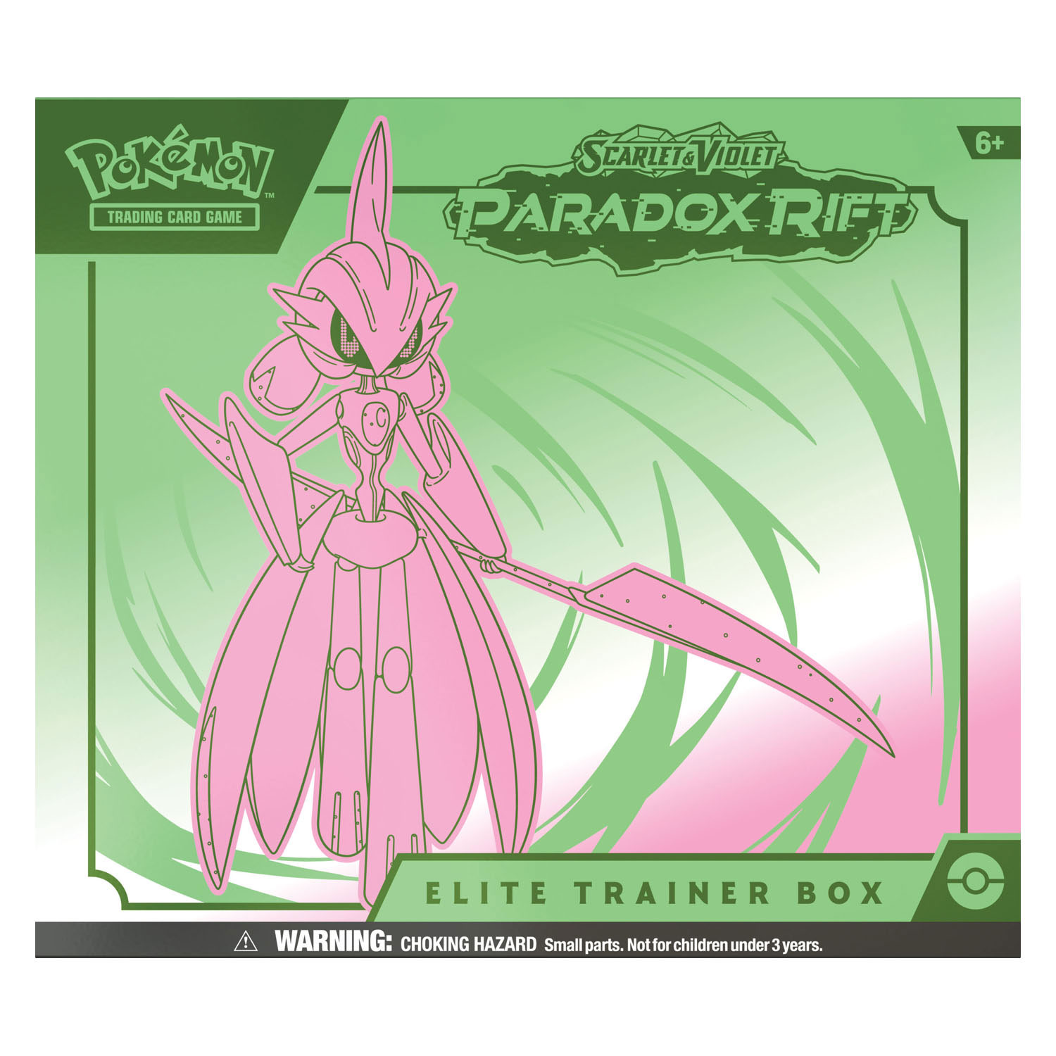 Pokemon TCG S&V Paradox Rift Elite Trainer Box Iron Valiant