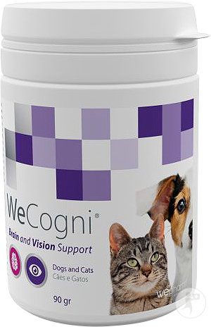 Wepharm WeCogni Aliment Complémentaire Systèmes Nerveux Et Oculaire Chiens Et Chats Poudre 90g