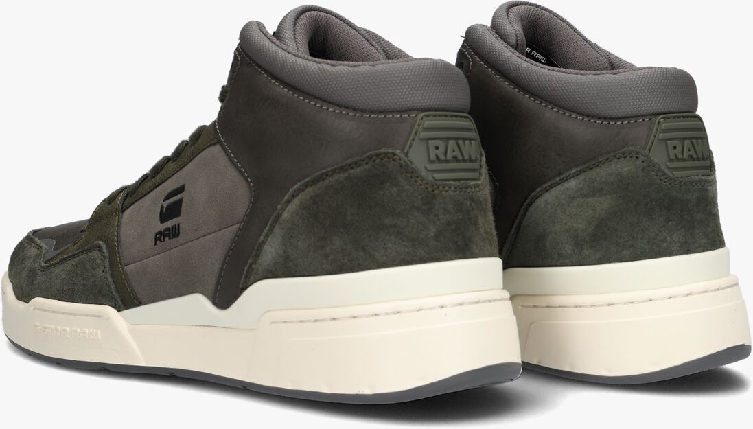 G-STAR RAW groene g-star raw hoge sneaker attacc mid lay