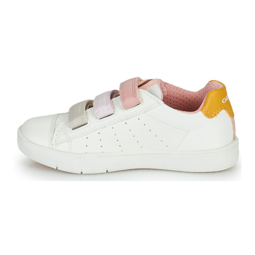 Geox - SILENEX GIRL - Blanc / Rose / Beige