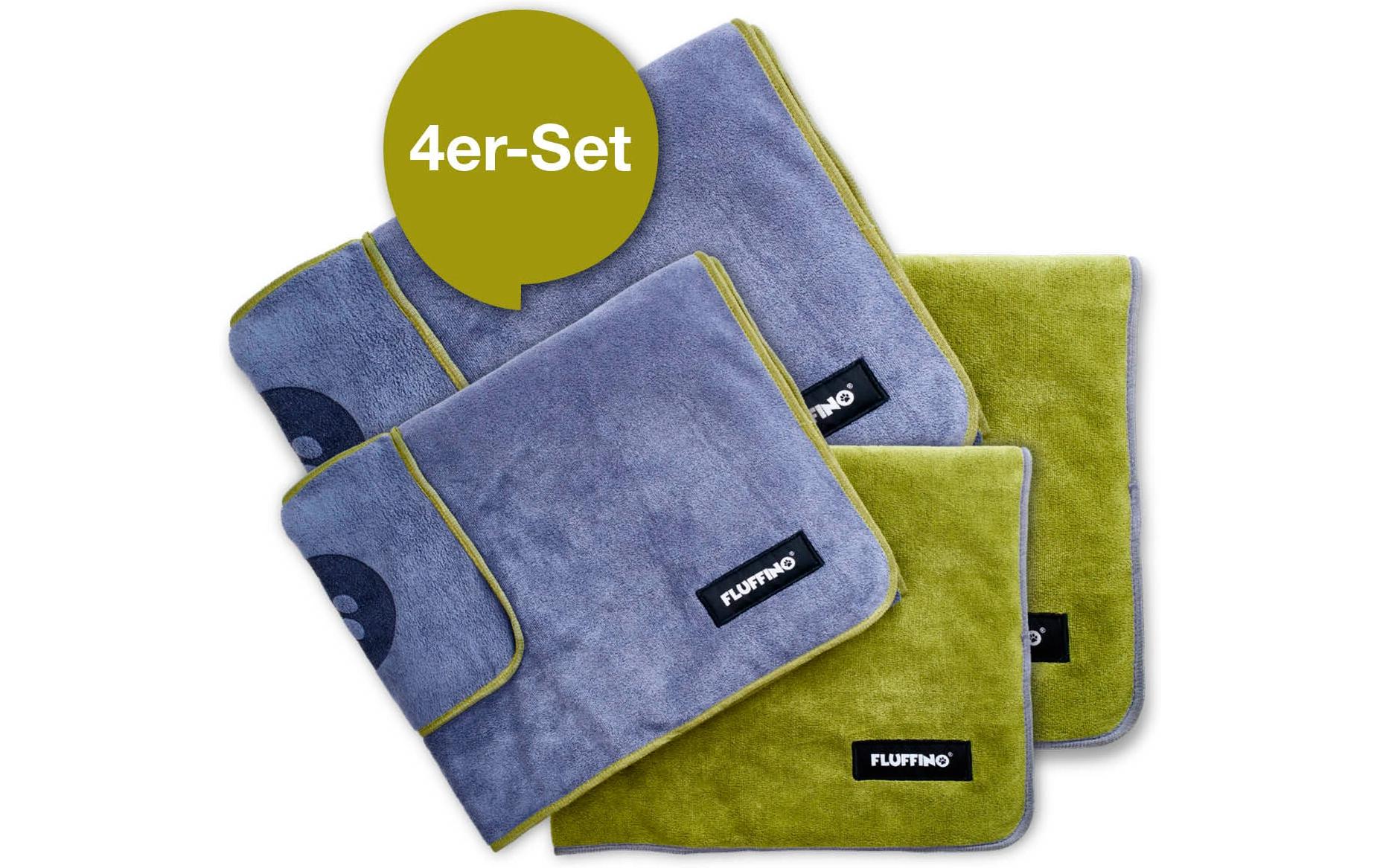 Hundehandtuch-Set 4-tlg.Hundedecken-Set