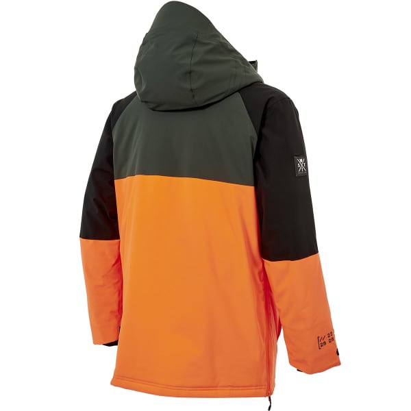 Veste de ski WATTS JUMP FOREST GREEN / ORANGE