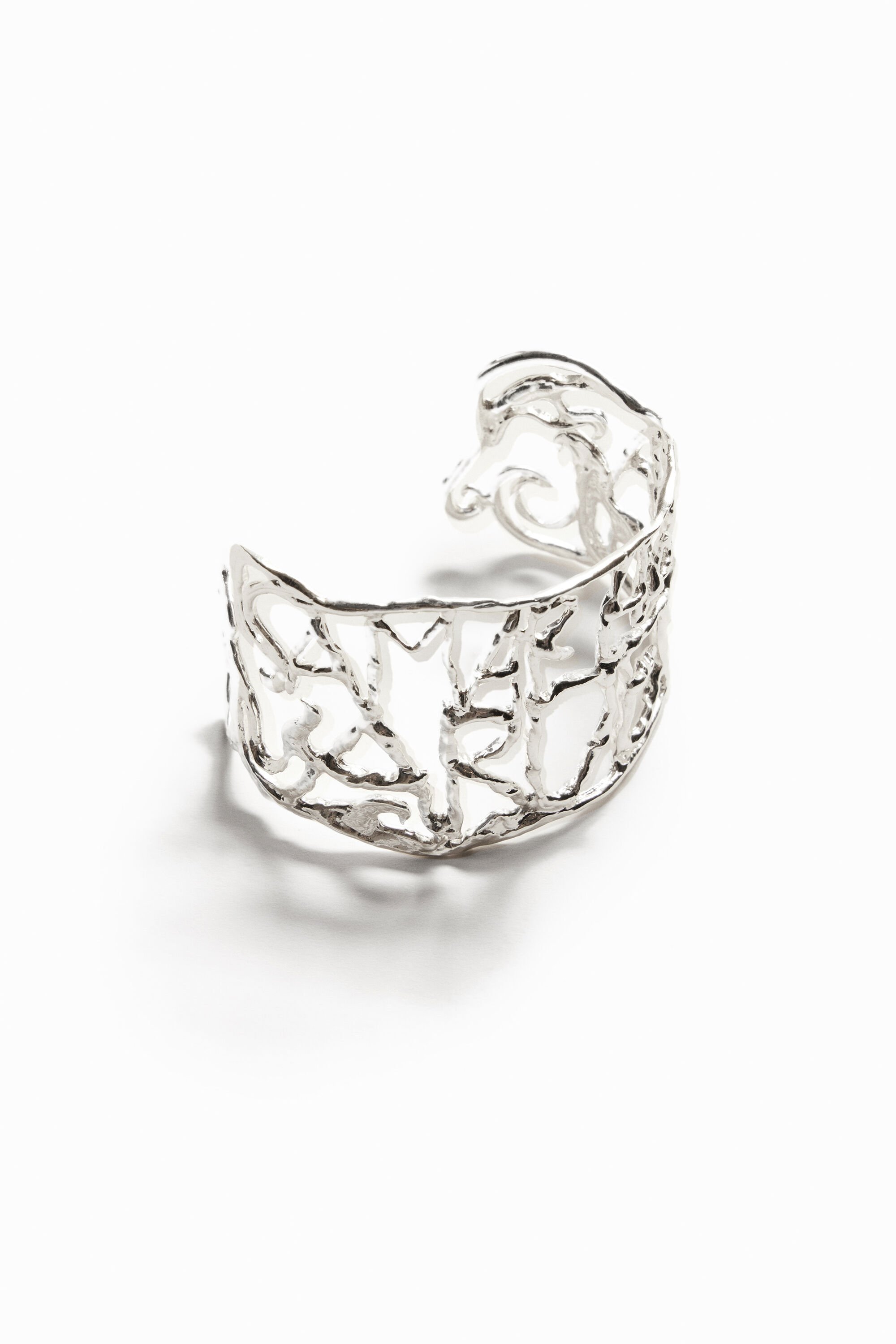 Bracelet large message plaqué argent Zalio