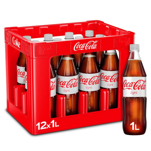 Coca-Cola Light Kiste 12x1,0 l (MEHRWEG)