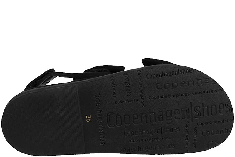 COPENHAGEN SHOES - COME TO ME SUEDE BLACK SANDAL