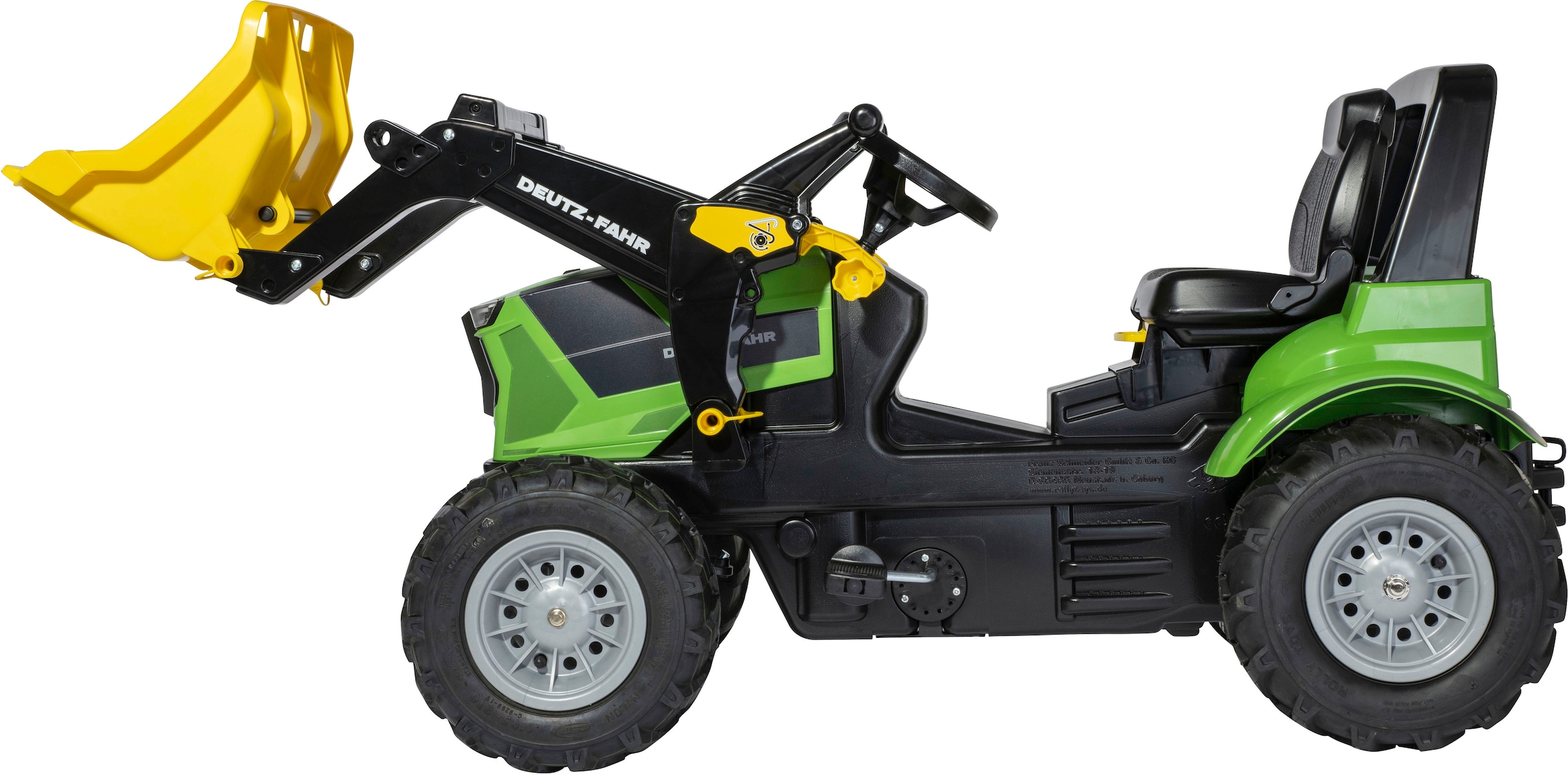 rolly toys® Trettraktor »rollyFarmtrac Premium II Deutz 8280 TTV« mit Frontlader und Luftbereifung, BxTxH: 150x54x75 cm