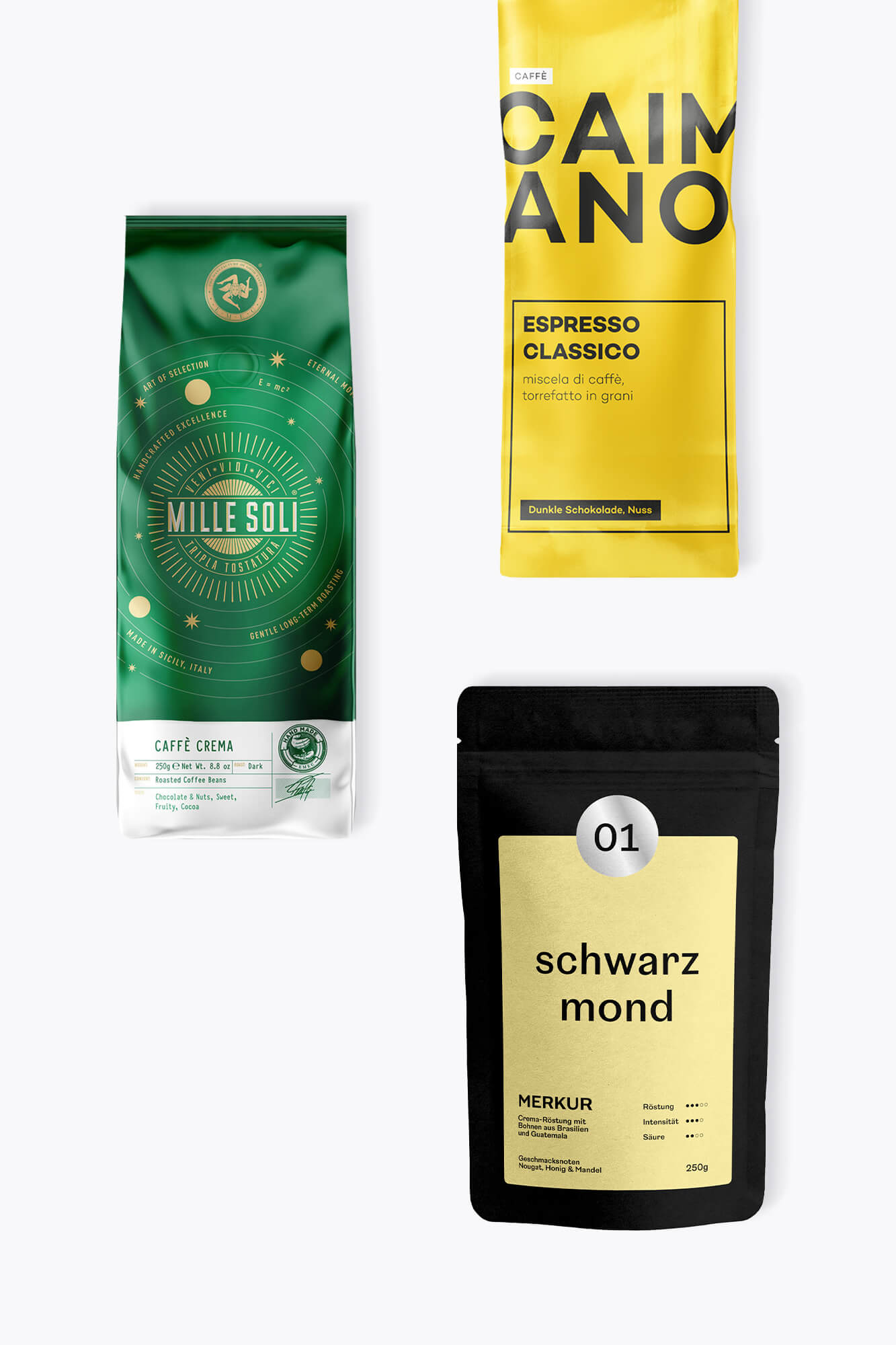 Kaffeebohnen für Vollautomaten - Probierpaket 750g