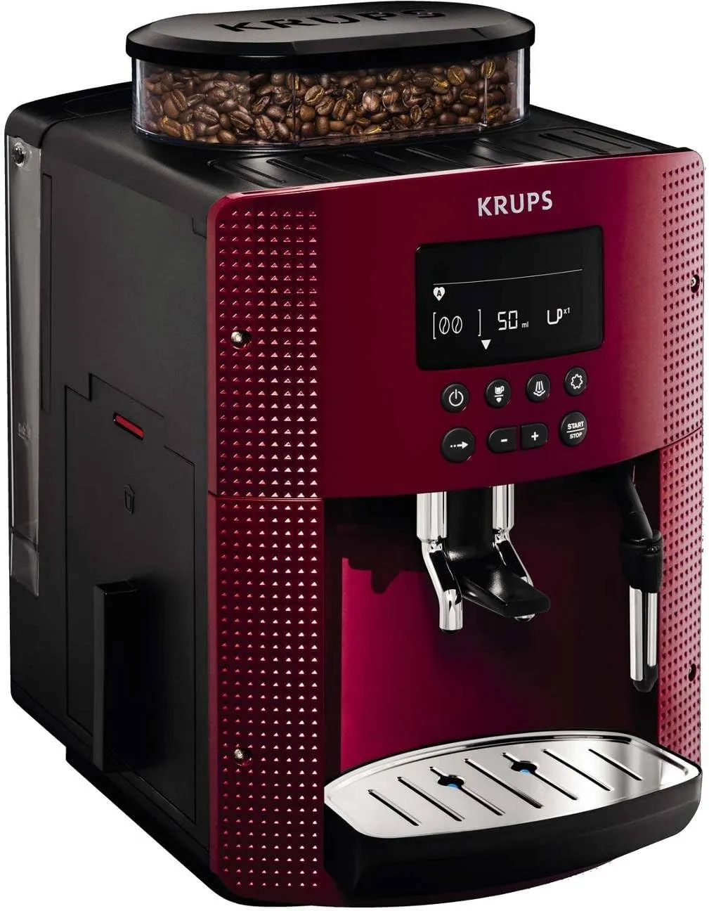 Krups ea815570 1.7L Schwarz, Rot Kaffeemaschine