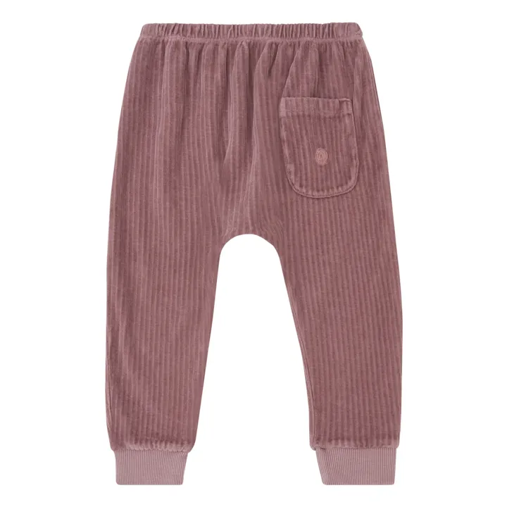 GOLD, Olalala Jogger Coton Bio Velours Côtelé Tayri | Prune