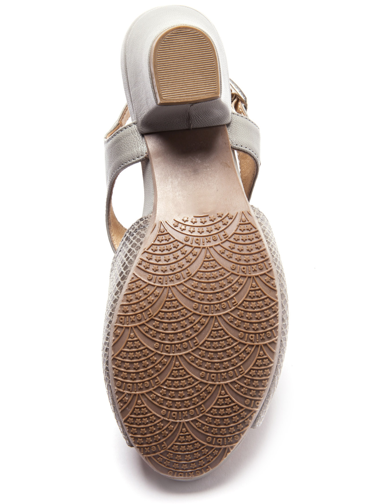 Sandales cuir fantaisie aérosemelle®