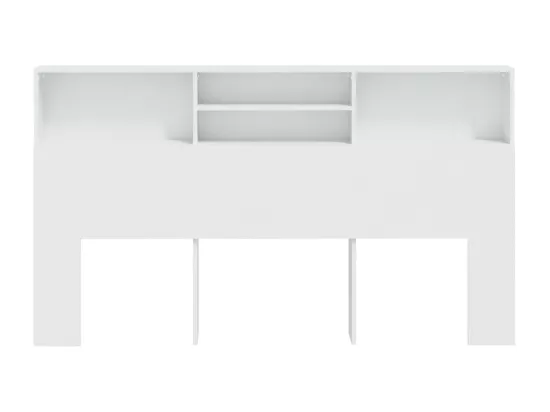 Armoire de tête de lit Blanc 180x19x103,5 cm
