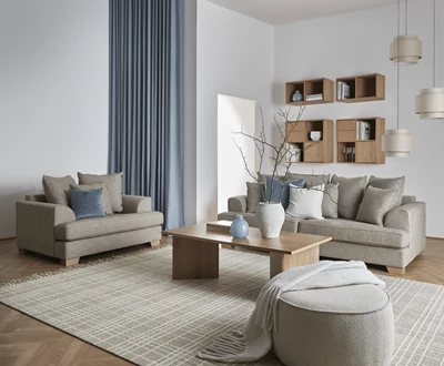 Kingston 3 pers. m/2 sæder Sofa