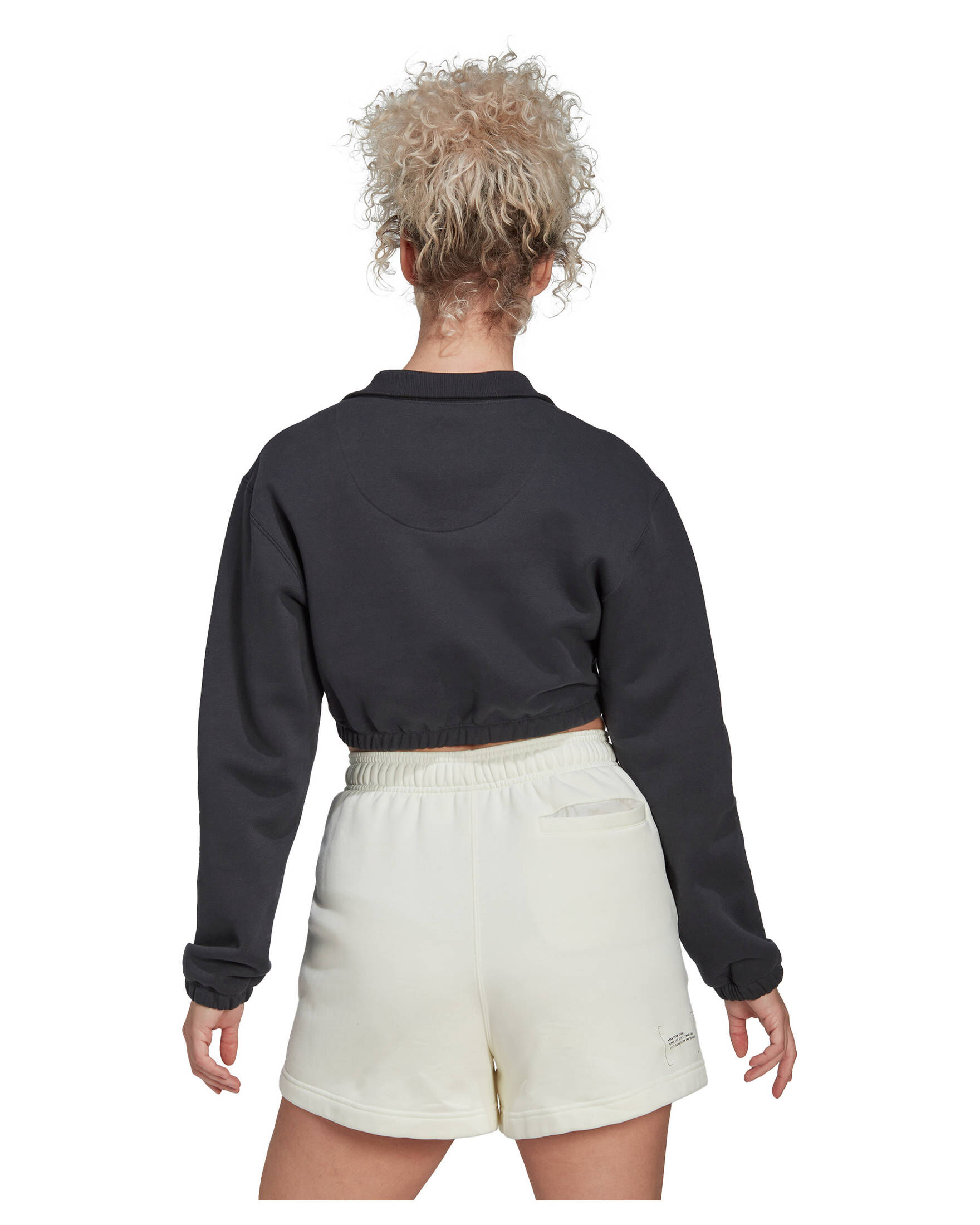 adidas Sportswear| Damen Sweatshirt CROPPED HALF-ZIP