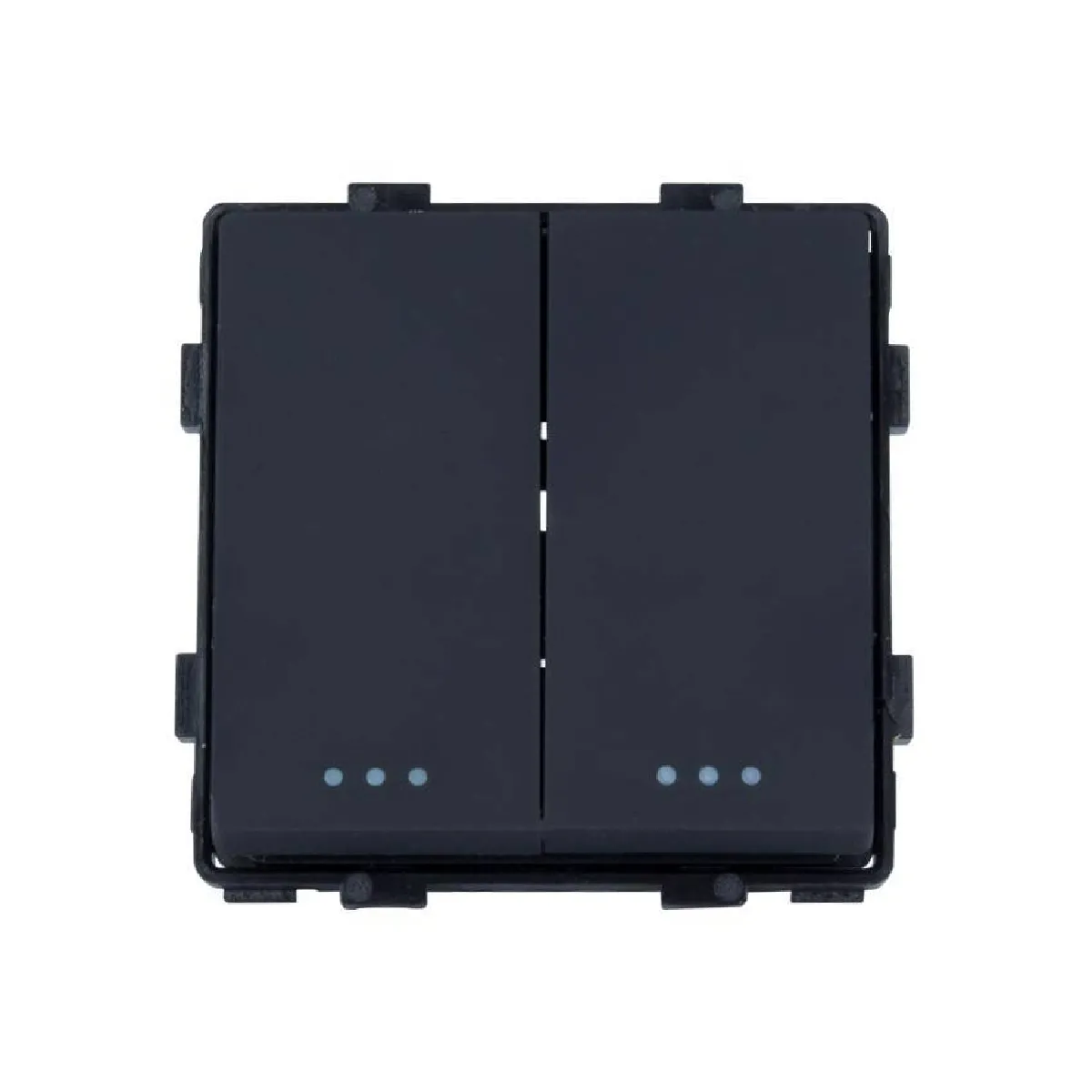 Ledkia Va-et-Vient Double Modern - Noir