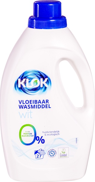 Klok Wasmiddel Wit (1480  ml)