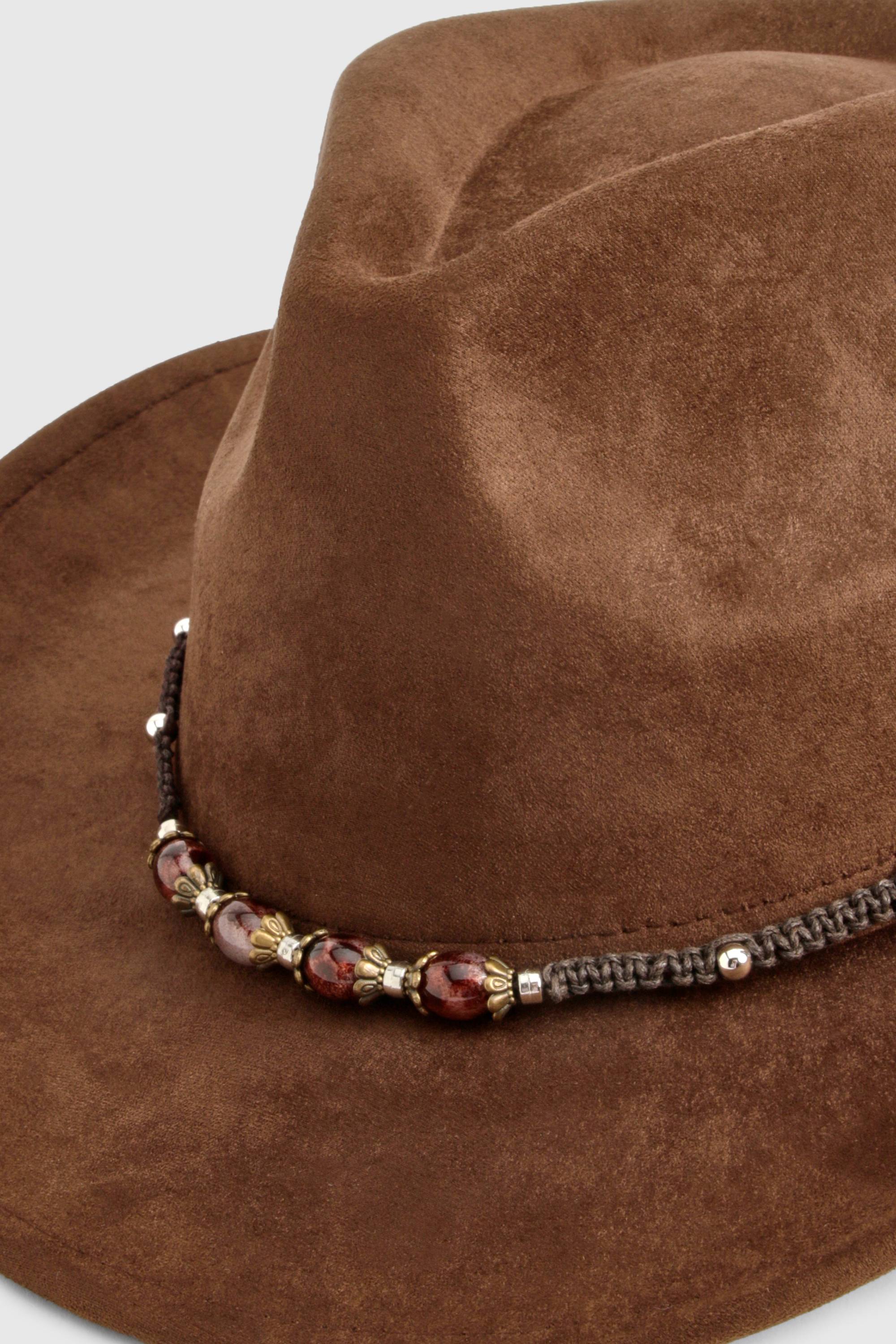 boohoo Chapeau de Cowboy Western avec Détail de Sangle