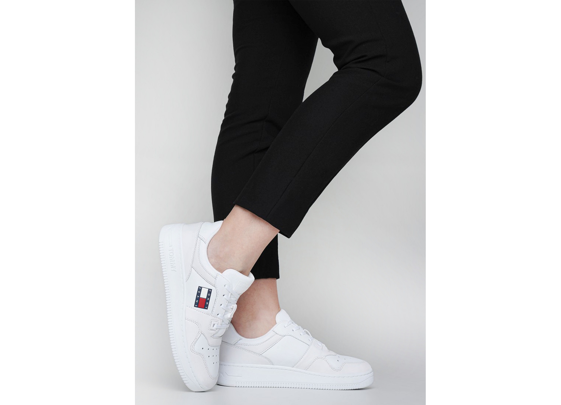 Tommy jeans retro basket wmn 1723 blanc