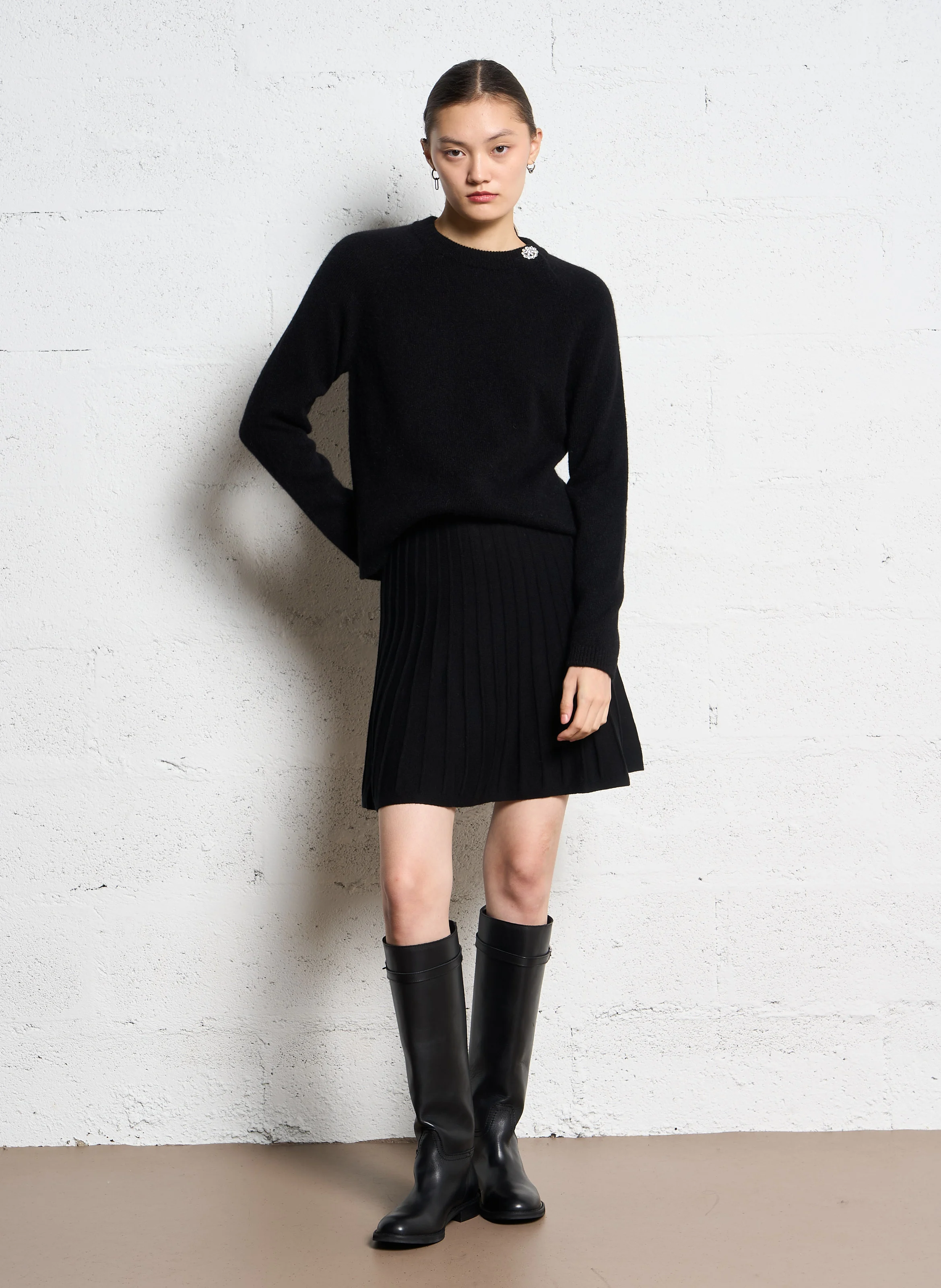ROMANE - Bottes en cuir | Noir