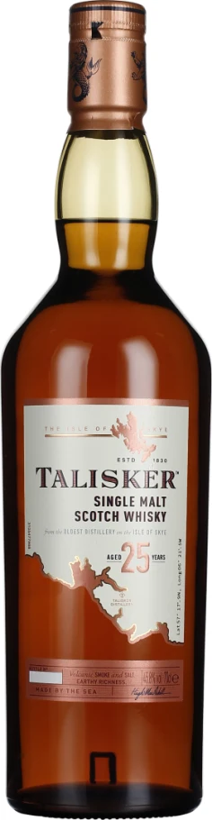 TALISKER 25 YEARS SINGLE MALT 70CL