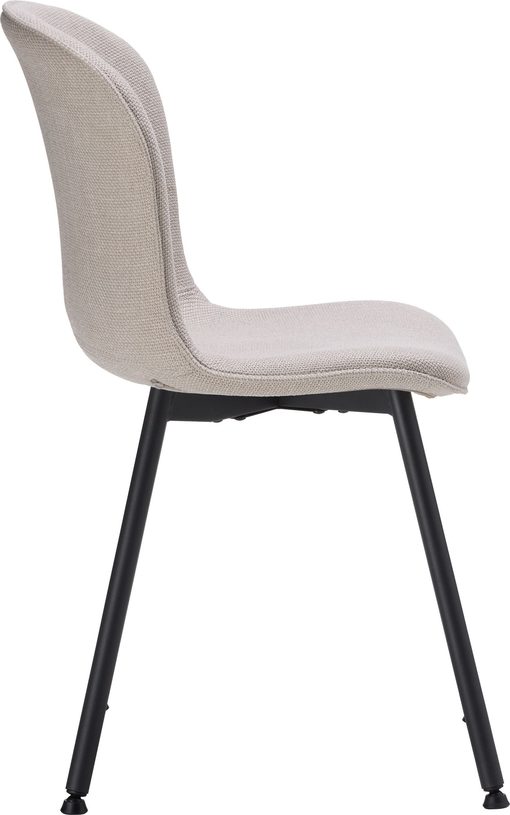 GIANNI Stuhl - Hellgrau / B: 48.0 cm x T: 58.5 cm x H: 84.0 cm