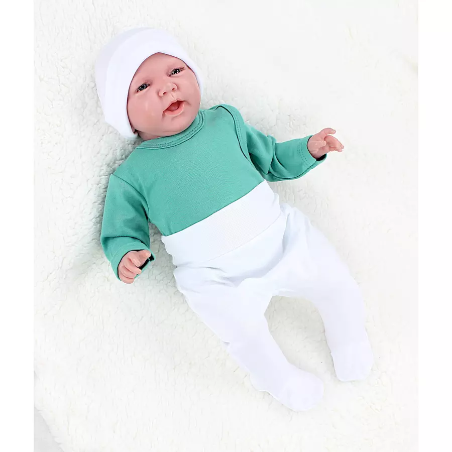 TupTam Baby Langarm Wickelbody im 5er Set blau