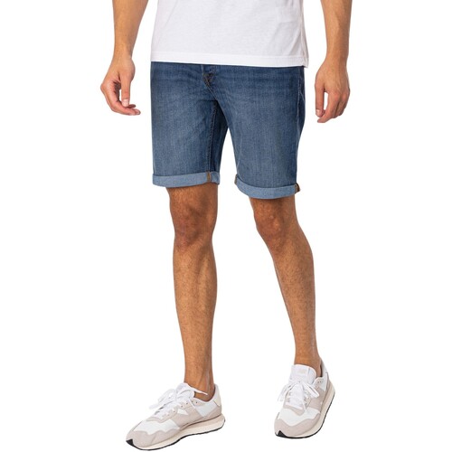 Jack & Jones - Shorts De Mezclilla Rick Azul