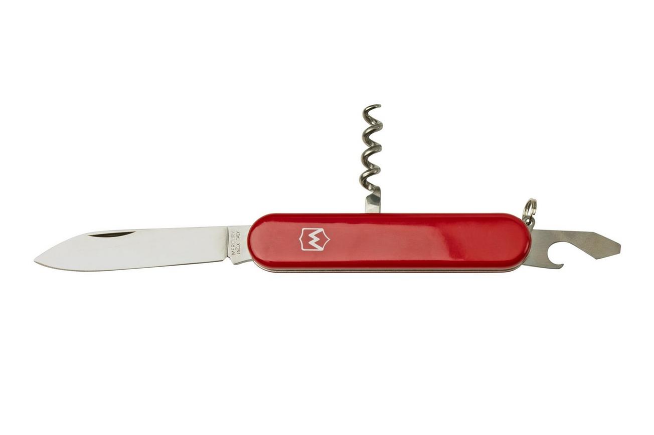 Mercury Multi-Tool Knife 913-3MC Red, 3 functies, zakmes