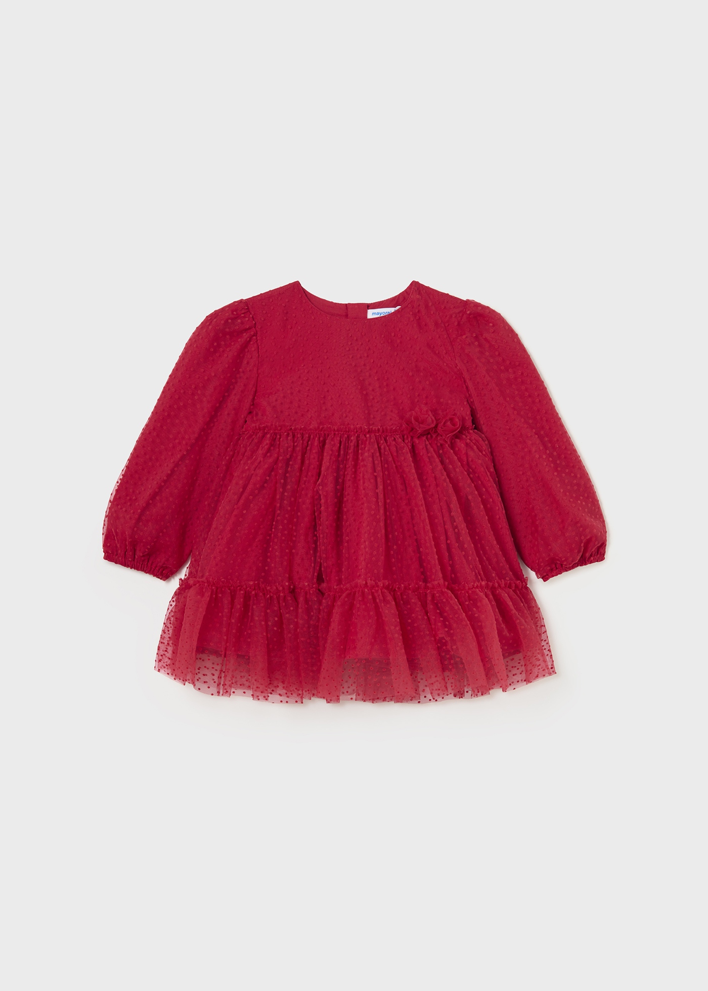 vestido de tule para bebê