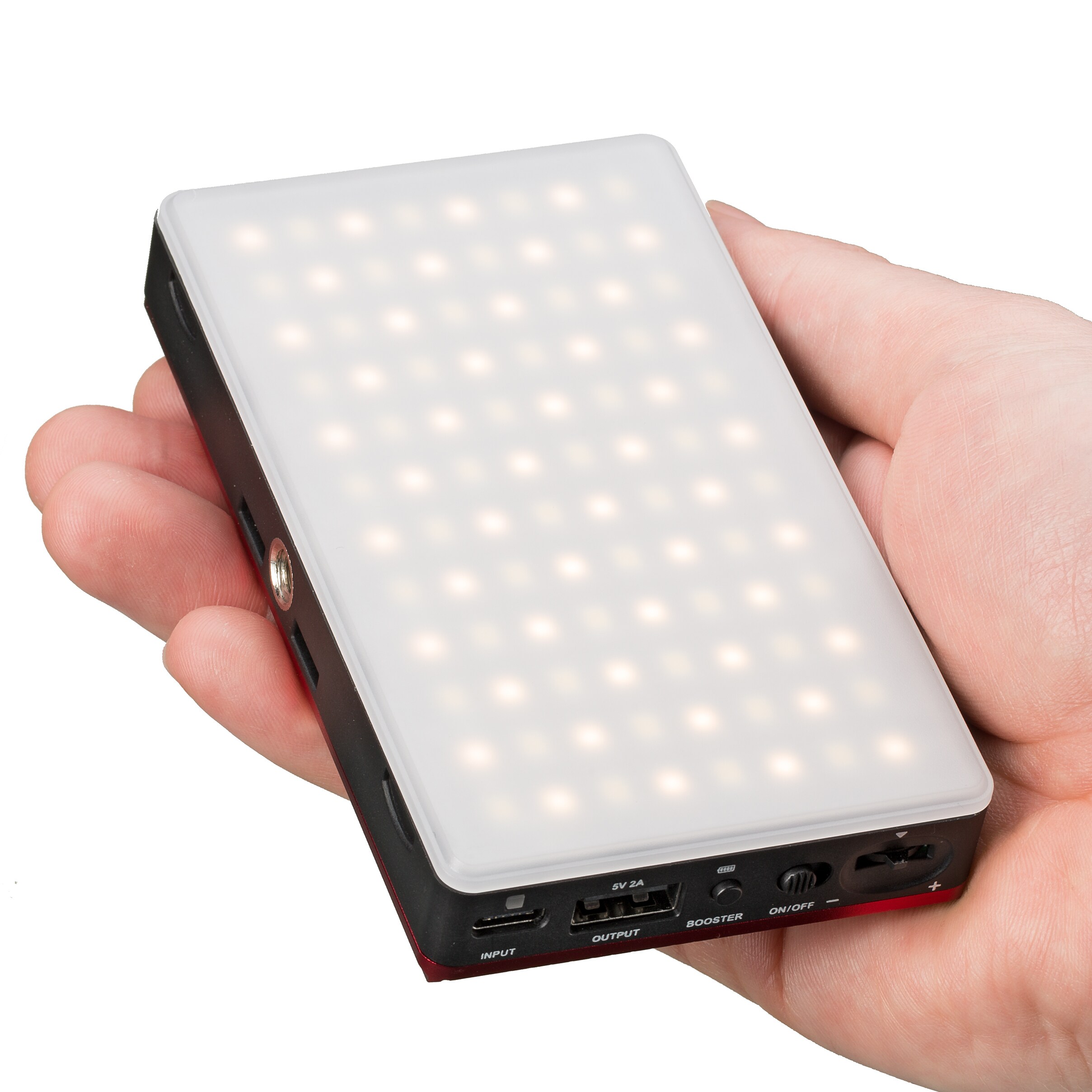 BRESSER Pocket LED 9W Bi-Color Dauerlicht für den mobilen Einsatz und Smartphone-Fotografie
