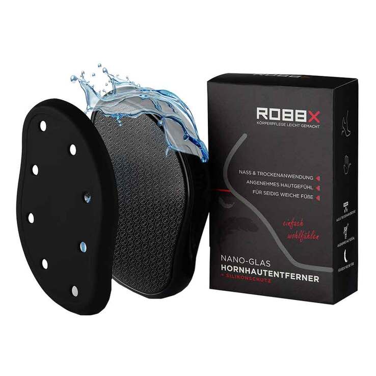 Robbx Nano-Glas Hornhautentferner schwarz, 1 St