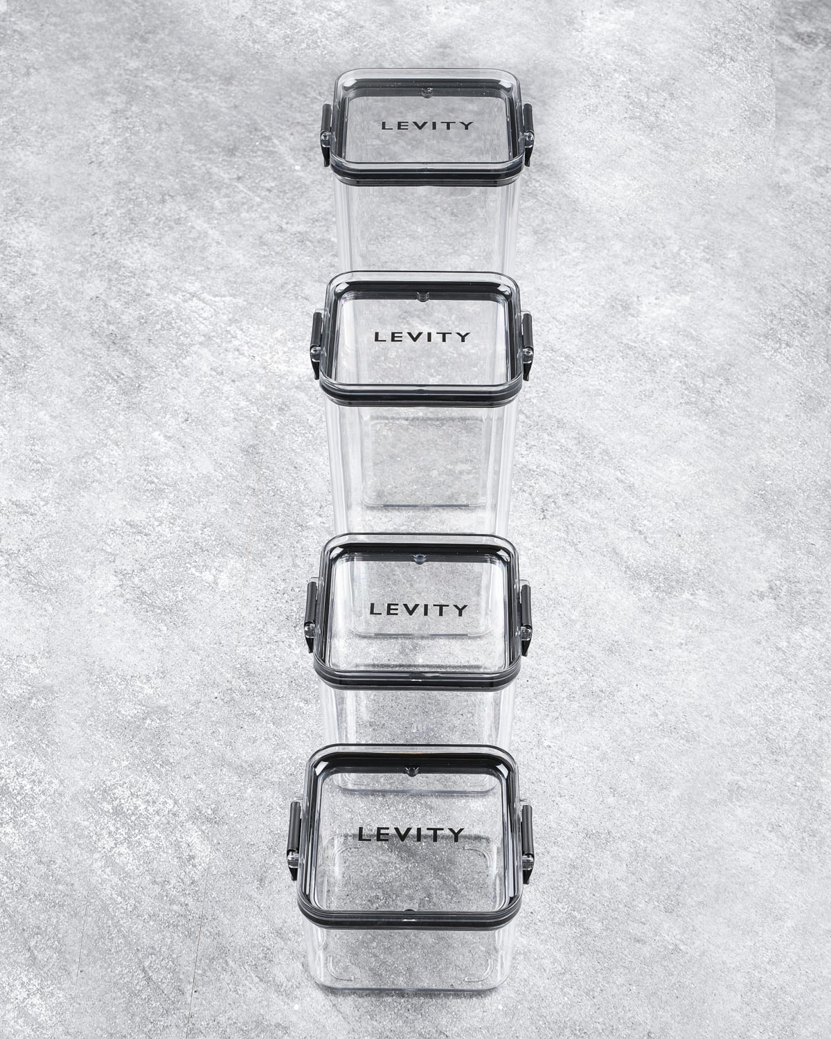 LEVITY Container - FIREPAKNING (1800ml, 1300ml, 700ml &amp; 460ml)