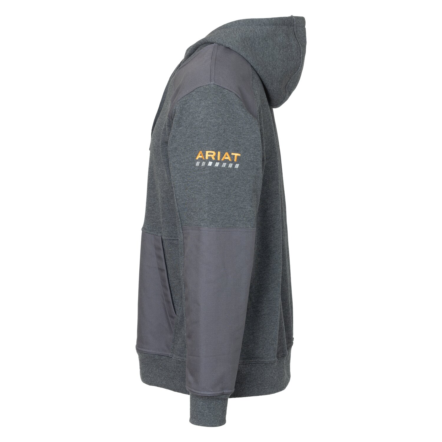 ARIAT Hoodie Rebar Workman DuraCanvas  - charcoal heather grey