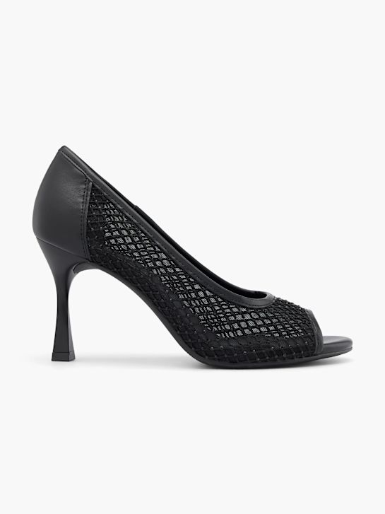 Catwalk Peeptoes Schwarz