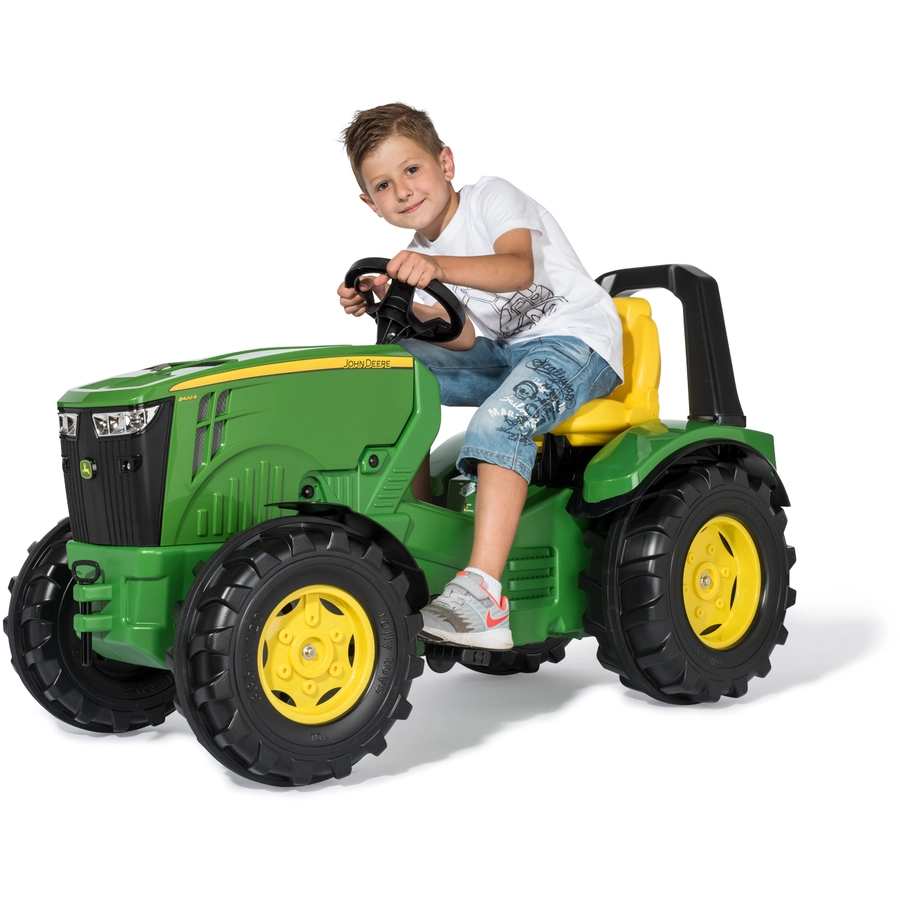rolly®toys Kindertraktor rollyX - Trac Premium John Deere 8400R - rollyTrac Lader Premium, rollyBrake