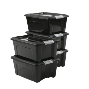 Iris Topbox opbergbox 15 liter zwart