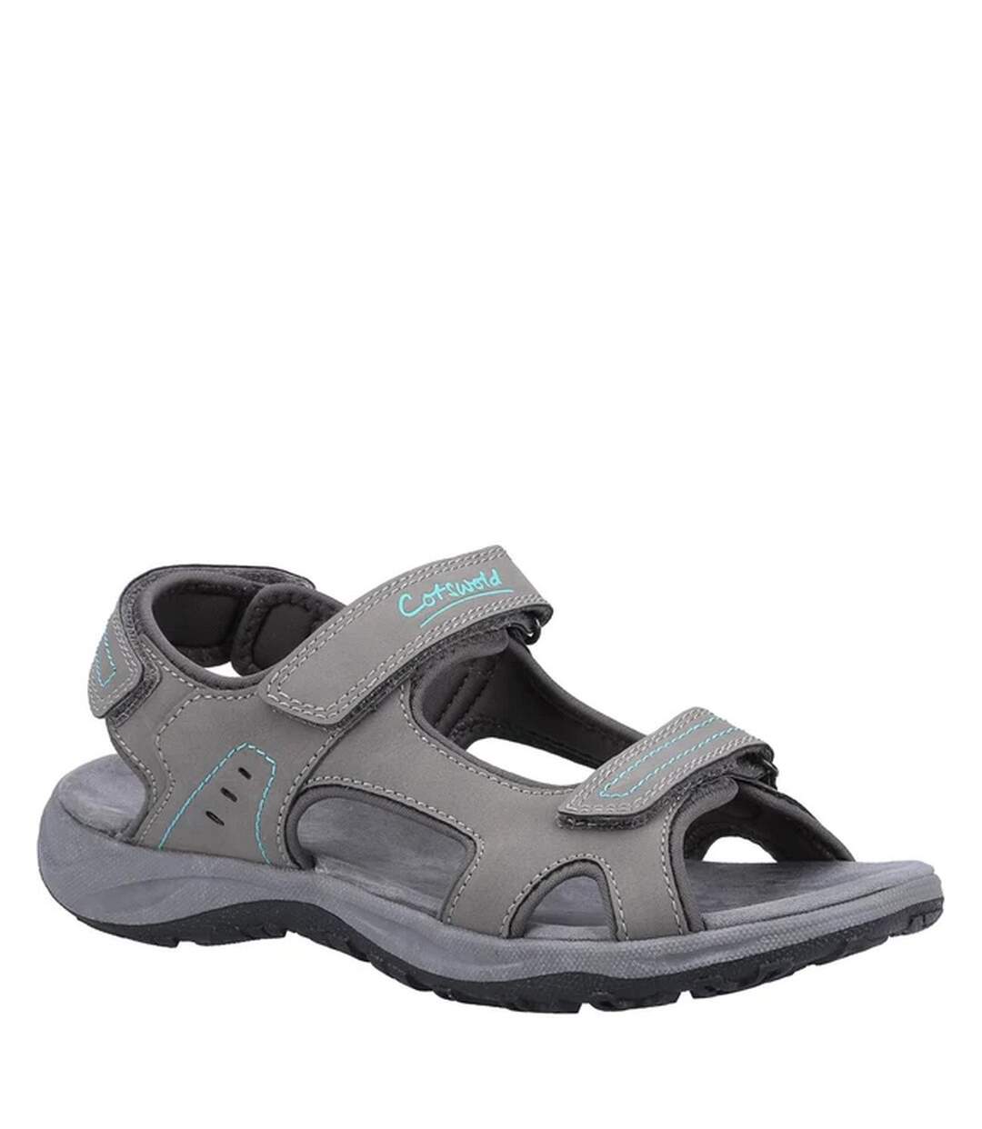 Cotswold - Sandales FRESHFORD - Femme (Gris / Turquoise vif) - UTFS9800