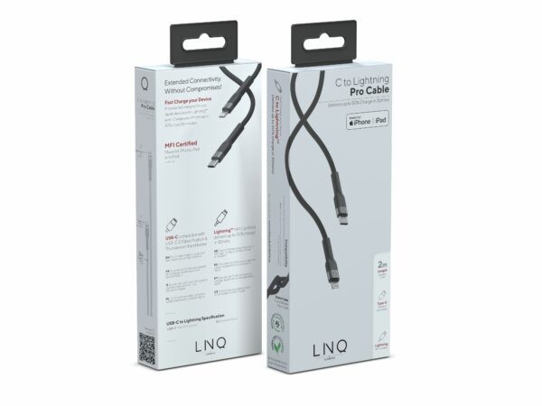 LINQ -USB-C to Lightning PRO Cable, Mfi Certified - 2m