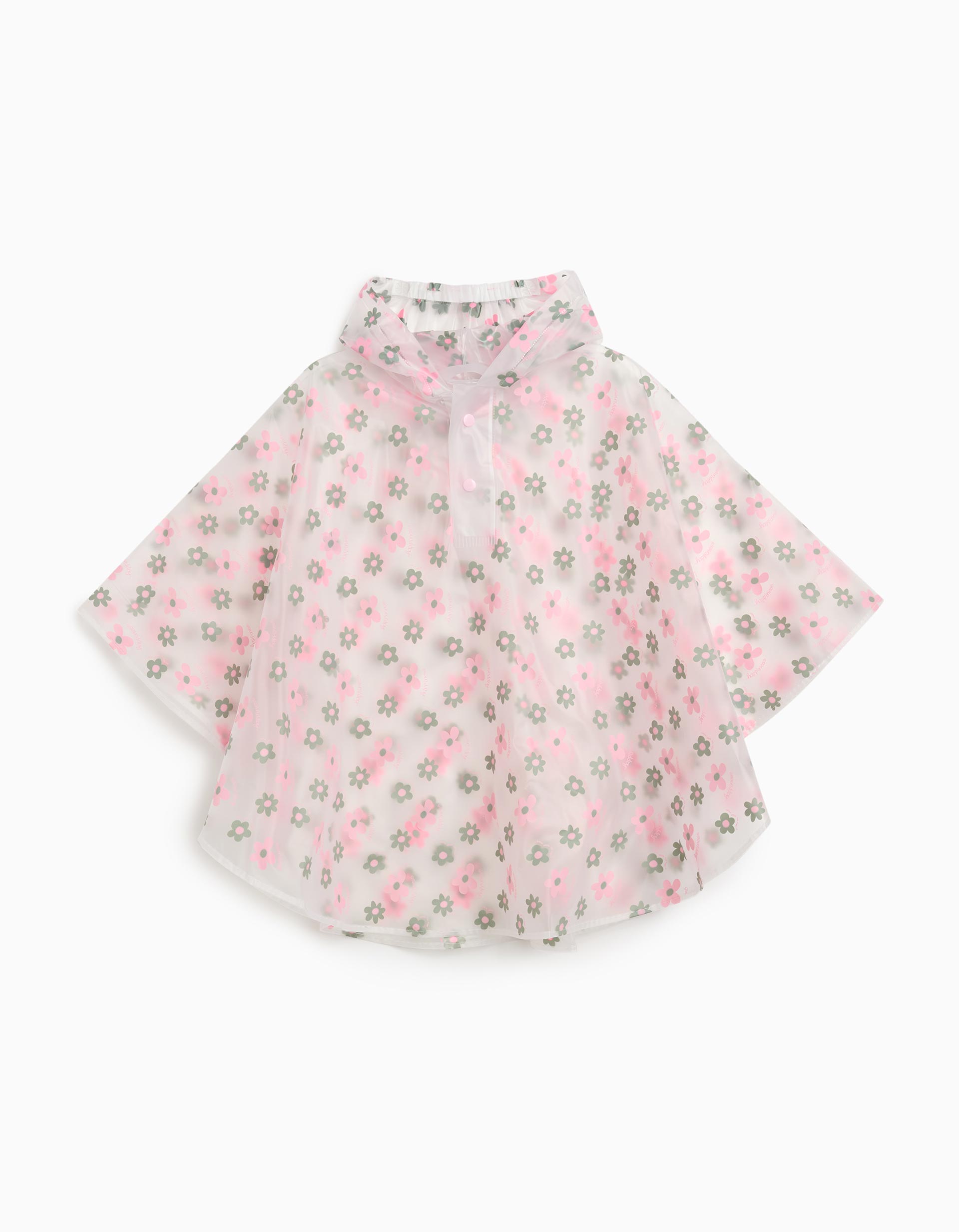 Poncho Impermeável, Menina, Branco