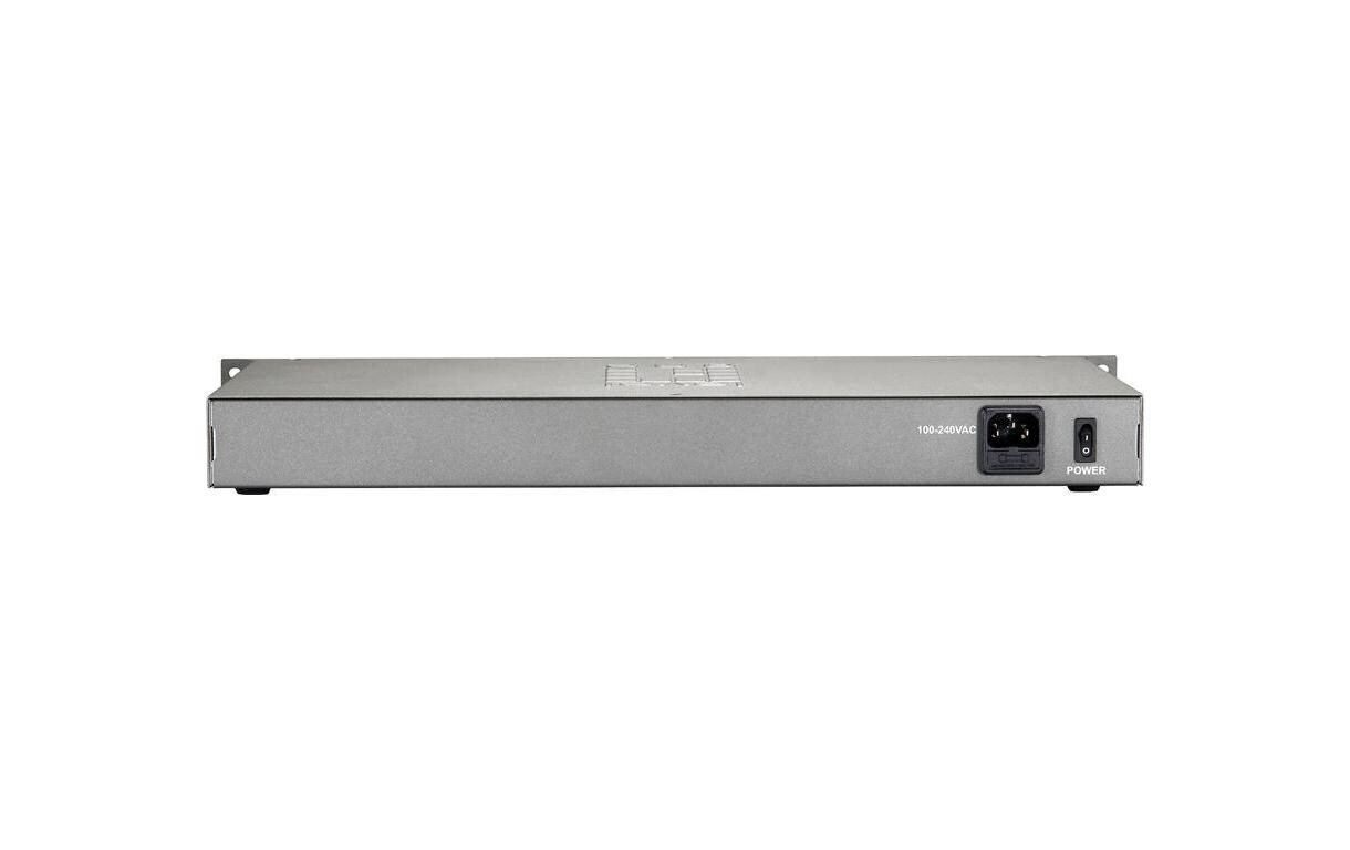 PoE+ Switch GEP-1622 16 Port<br>Unmanaged PoE-Plus-Switch, 16-Port, 10/100/1000 Mbps